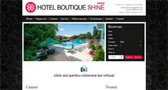 Desktop Screenshot of hotelshineneptun.ro